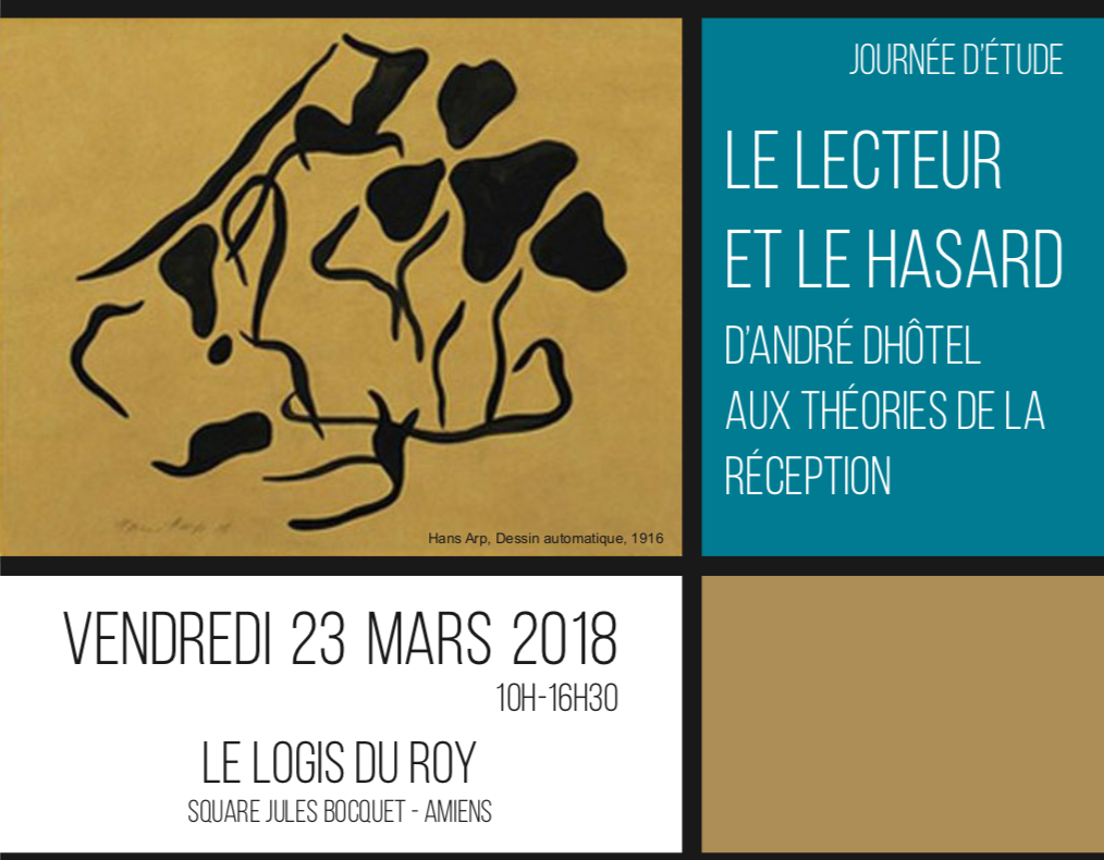 Affiche "Le Lecteur et le Hasard"