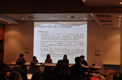 "CHispa : création d'outils pour l'exploitation numérique de corpus de manuscrits hispaniques" par Fatiha Idmhand et Cécile Chantraine Braillon / La recherche au temps du numérique : portraits et réalisations - mardi 27 mai